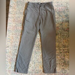 Men’s Sz 34 The North Face Athletic Hiking Solid Grey Pants